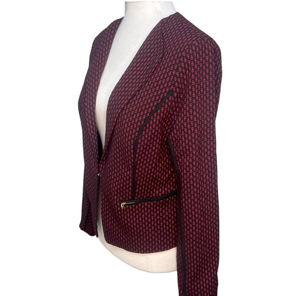 XOXO Zipper Pockets Blazer - Picture 3 of 7